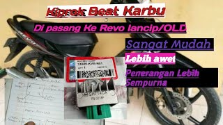 cara merubah Jalur kiprok Beat untuk honda Revo OLD 2008/2007