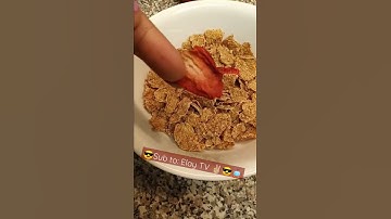 I like it like that Special K Strawberry Cereal 🥣😀🍓#strawberry #cereal #elaytv YUM😋
