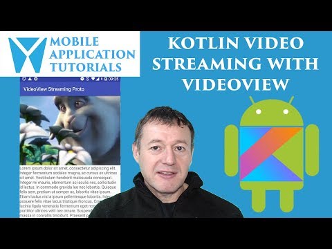 Kotlin android development tutorial: video streaming with VideoView