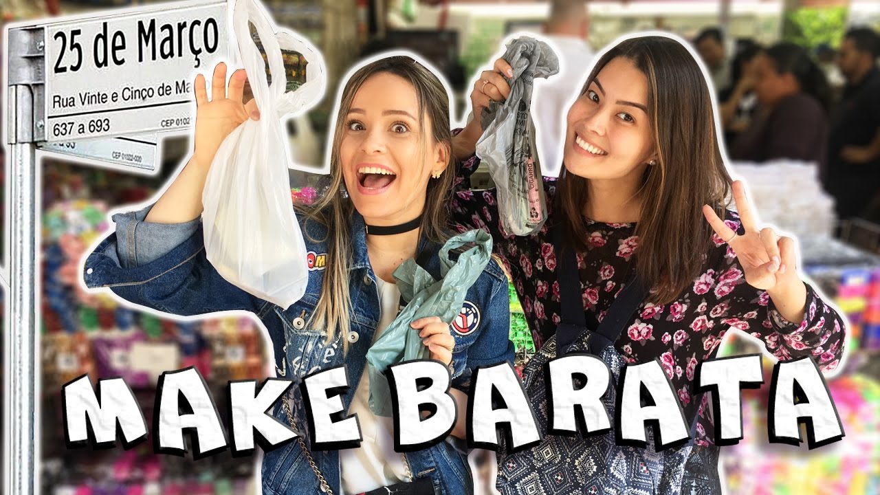 GUIA DE COMPRA NA 25 DE MARÇO (MAKE DA BACIADA!!) Feat. Joyce Kitamura | #VicioFemininoTodoDia