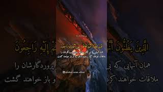 ترجمه آیات ۴۴ الی ۴۹ سوره بقره/ #الله #قرآن #اسلام #سورة #دعاء #@farhad_azimi_official