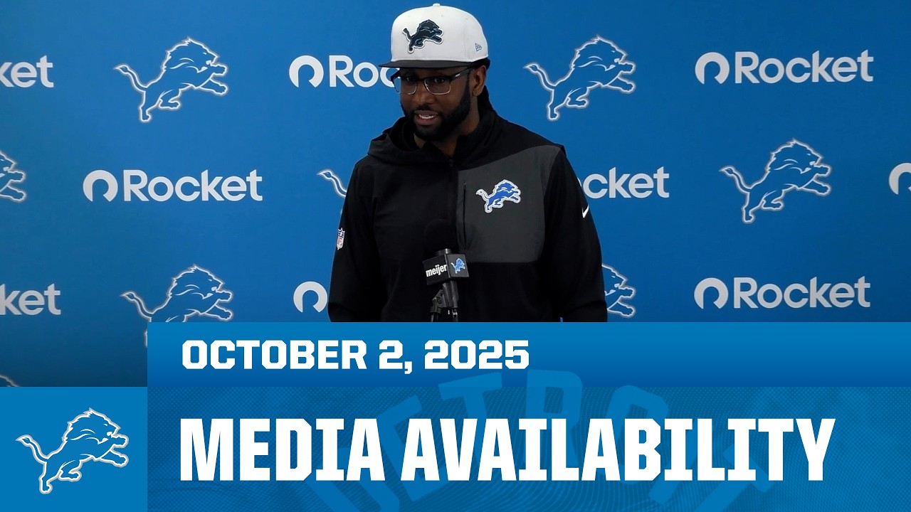 Detroit Lions coordinators meet with the media | October 2, 2025