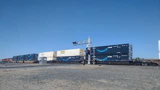 Fast EB BNSF Domestic Intermodal Train In Hodge Ca! #bigbossrailfanner