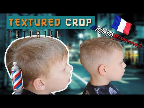 TUTORIEL DÉGRADÉ ENFANT HOMME TEXTURED CROP FADE COUPER LES CHEVEUX AUX CISEAUX WAHL SENIOR 