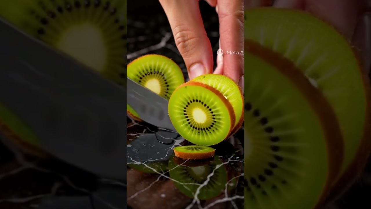 Kiwi Cutting ASMR satisfying video 🥝🫠🔪 