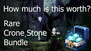 What is the rare cron stone bundle worth? Black Desert Online item valuation.