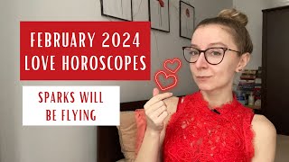 February 2024 LOVE HOROSCOPES. All signs.