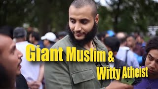 Giant Muslim & Witty Atheist! Muhammed Hijab Vs Atheist | Old Is Gold |Speakers Corner | Hyde Park