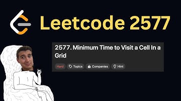 Daily LeetCode Challenge (Day 136): Minimum Time to Visit a Cell In a Grid
