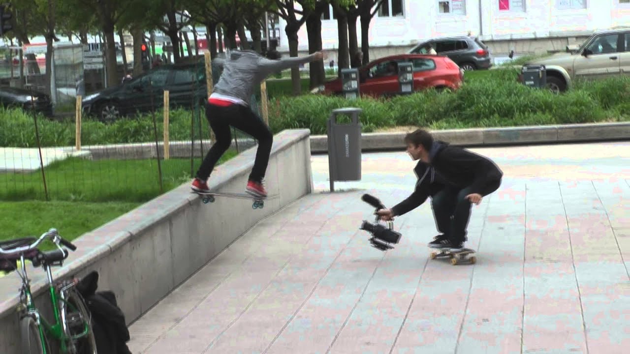 Element skateboards team in Lyon june 2013 with Nyjah Huston, Chase Webb, and Boo Johson.