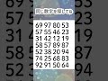 同じ数字を探してね😊747-1