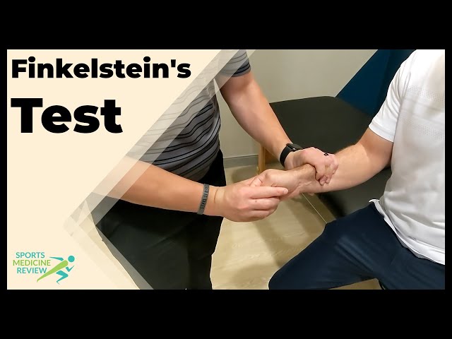 Finkelstein Rxtn Finkelstein Test Used For