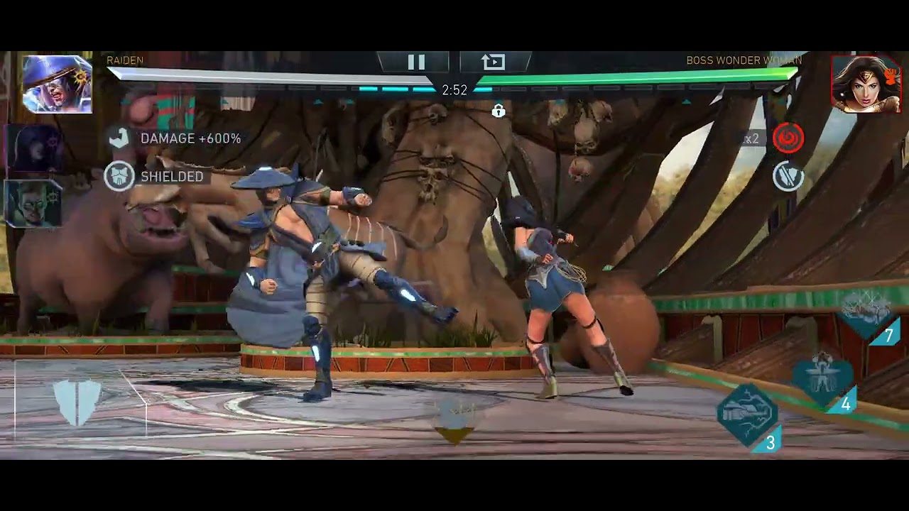 Mythic Wonder Woman ONE SHOT w Raiden - Realm Klash H3T2 - Injustice 2 ...
