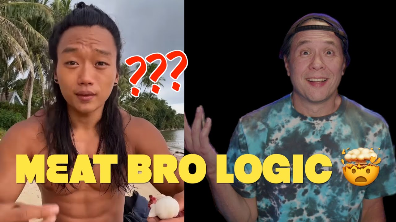 Shirtless Jungle Bro ATTACKS Vegans Again… Seriously?! 🤦‍♂️
