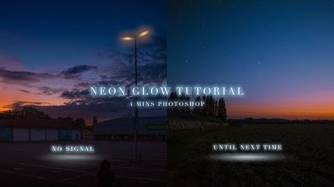 NEON Text Effect | Photoshop Tutorial | Quick & Easy