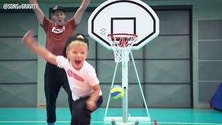Father and son trickshots | Sons of Gravity