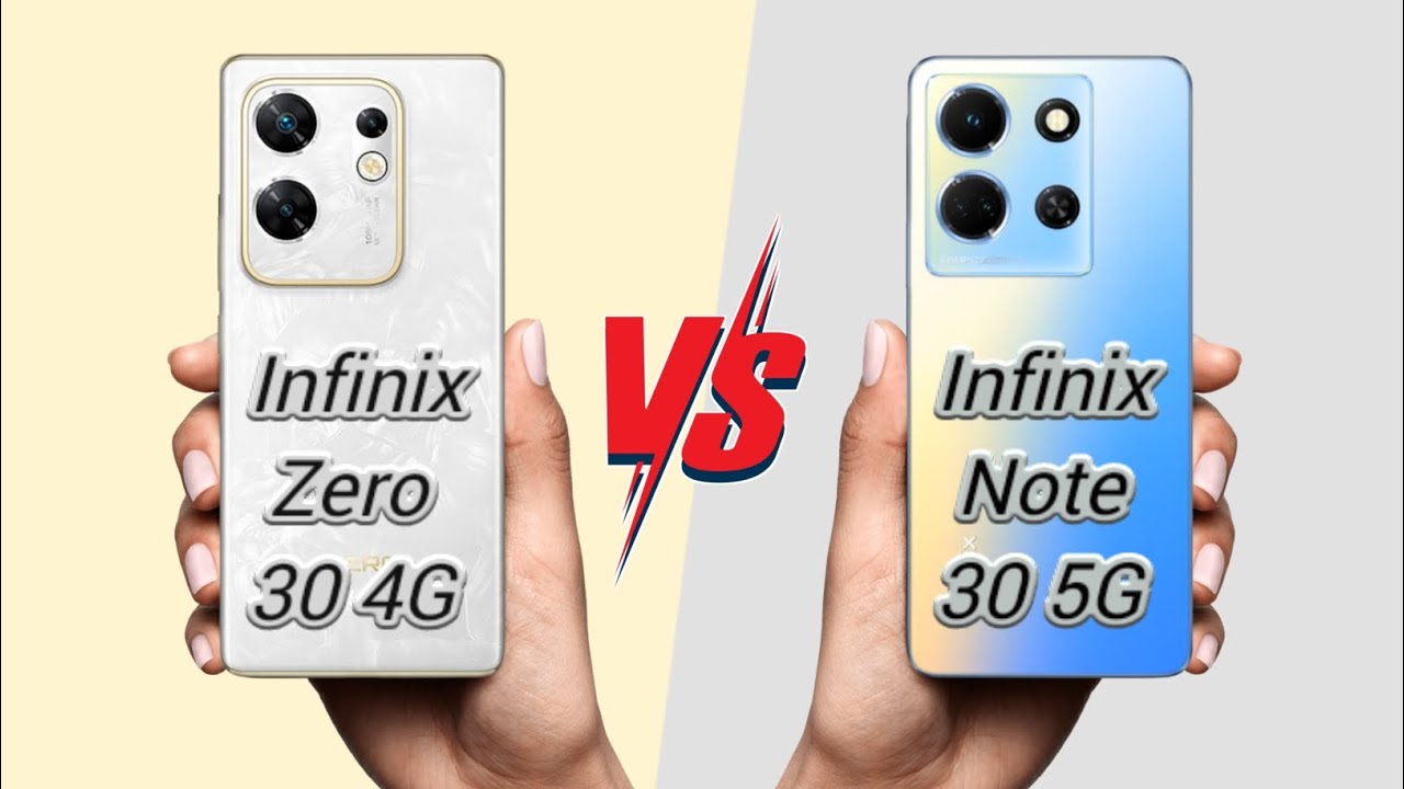 Infinix Zero 30 4G vs Infinix Note 30 5G - YouTube