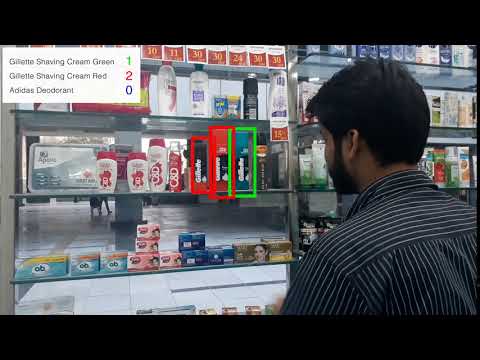 AI based Shelf Monitoring Demo 1 - With Markers