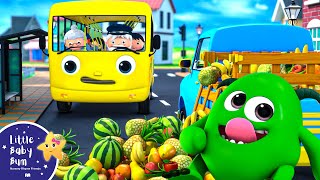 A Monster on the Bus?! | 🚌Wheels on the BUS Songs! 🚌 Nursery Rhymes for Kids