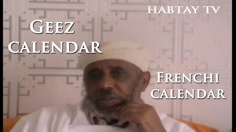 Eritrean Interview with Abona Keychi Aron about Geez and Frenchi Calendar
