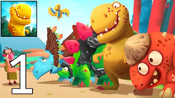 Dino Bash: Dinosaur Battle - Gameplay Walkthrough | Levels 1-10 | Fun Game