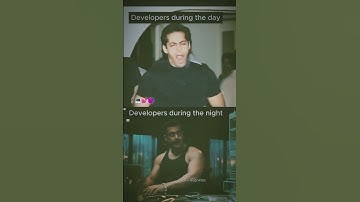 Developer in day or night #developer #coding #status #shorts #linux