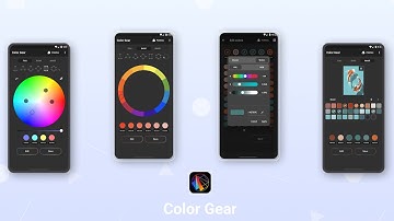 Color Gear – create harmonious palettes using color wheel combinations\ extract colours from image