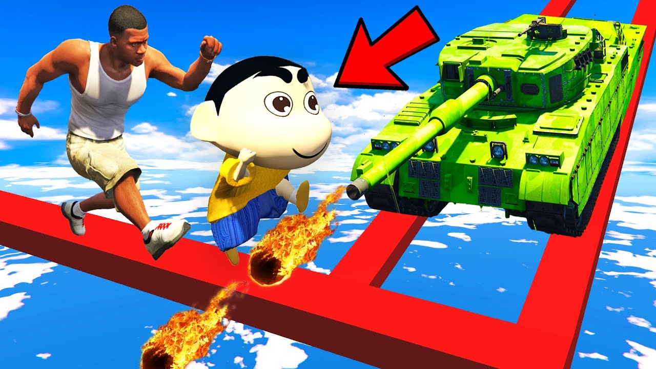 SHINCHAN AND FRANKLIN TRIED THE IMPOSSIBLE RIGHT AND WRONG AMAZING PARKOUR  CHALLENGE GTA 5 - YouTube