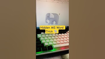 Hidden MS Word Trick 🐘 | Type Elephant with Just One Shortcut! #Shorts