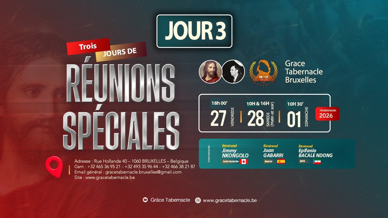 Le Phénoménal Divin - Past. Jimmy NKONGOLO- 3ème Jour: Dimanche 01/03/2026