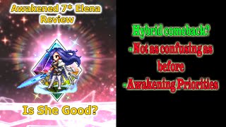 FFBE 7 Stars Elena Abilities Awakening Review: Elegant Hybrid! (#1097)