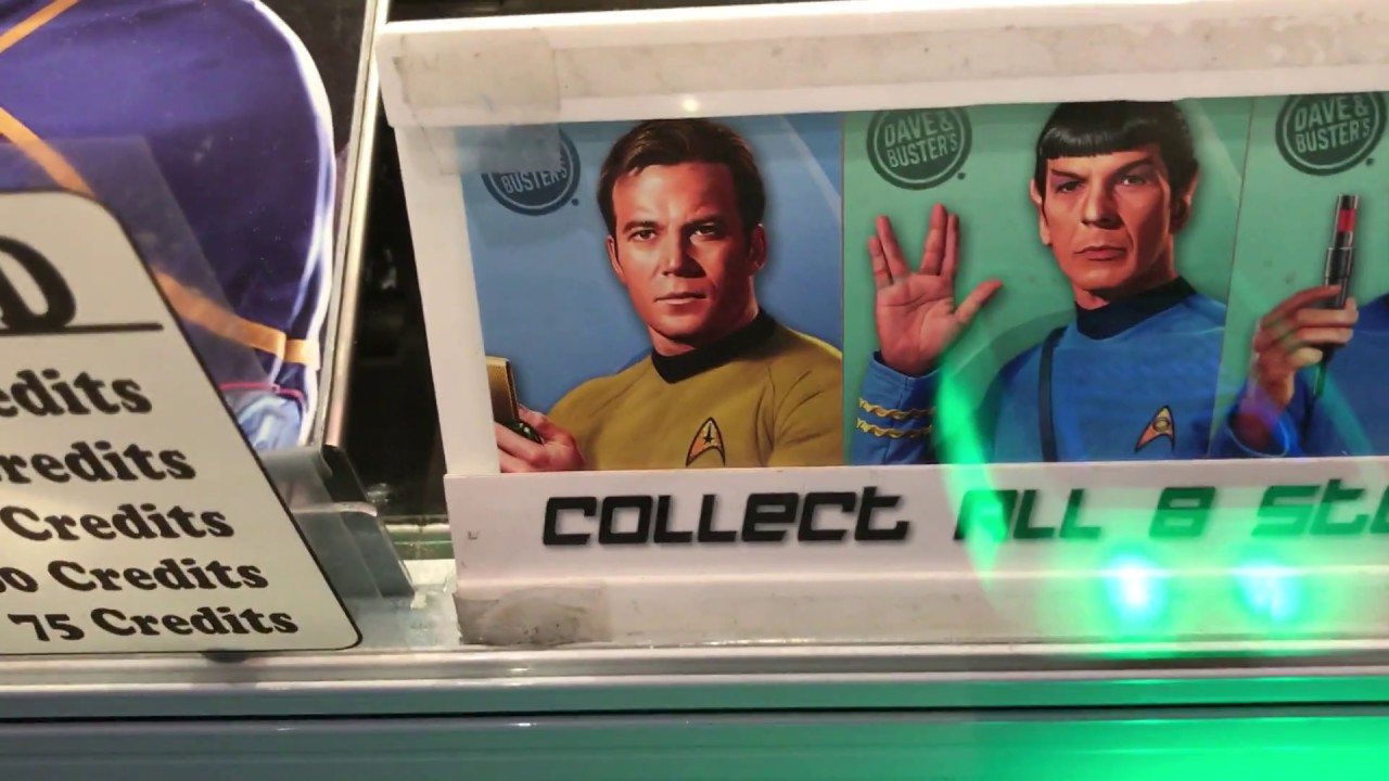 Dave and Buster's Star Trek Coin Pusher Captains Captain Janeway
