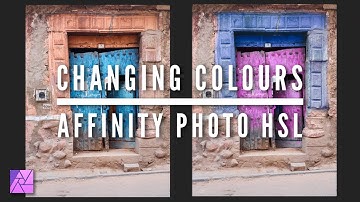 Change Colours with an Affinity Photo HSL Adjustment