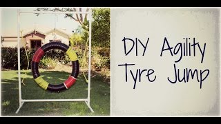 How To: DIY Agility Tyre Jump | TheDogBlog