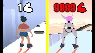 スカイ・ローラーで最強の進化！最大レベルの強さとスピード！(レベル9999以上！) screenshot 1