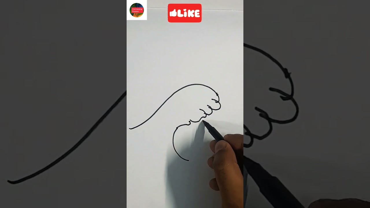 Draw a simple wave using these simple steps 