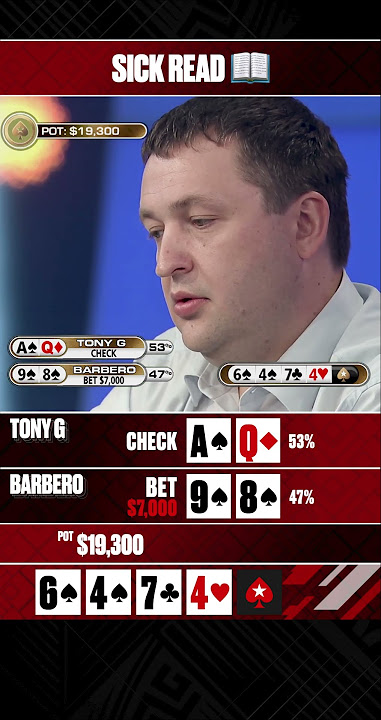 INSANE Read by Tony G 🤯 #TonyG #thebiggame