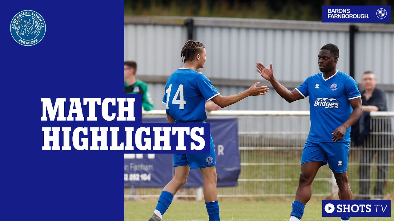 Match Highlights Badshot Lea FC (A) (PreSeason Friendly) YouTube