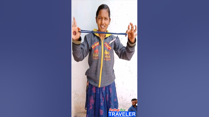 Girl doing simple Magic Trick with an Id Card