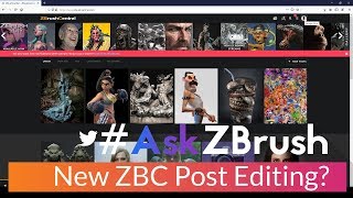 #AskZBrush: “How can I edit my post on the New ZBrushCentral?”