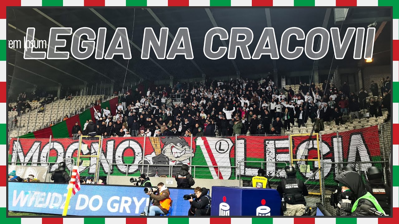 Doping legionistów na Cracovii