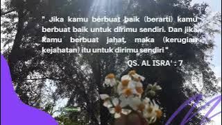 Story wa surah Al-Isra' ayat 7#quotesharian #quotesislami