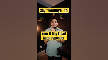 Fix your “5 day email autoresponder” with this