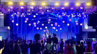 Grand Sangeet Setup || Led Wall Design || Kinetic Balls || Digital Stage Light || Rcf Audio ||