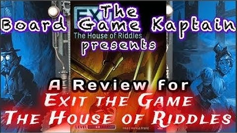 Exit the Game The House of Riddles Review