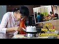 మీతో కొన్ని ముచ్చట్లతో😀😀Our 2021 New Year Celebrations🎉🎊🤩🤩Vanilla Cool Cake Making In Telugu🍰😋