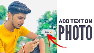 How to add text on photo in iphone | Text edit on pics | callout edit on pic | dev screenshot 4