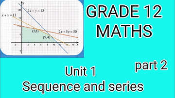 Grade 12 maths Unit 1 Sequences and series part 2|By Afan oromo| New Curriculum