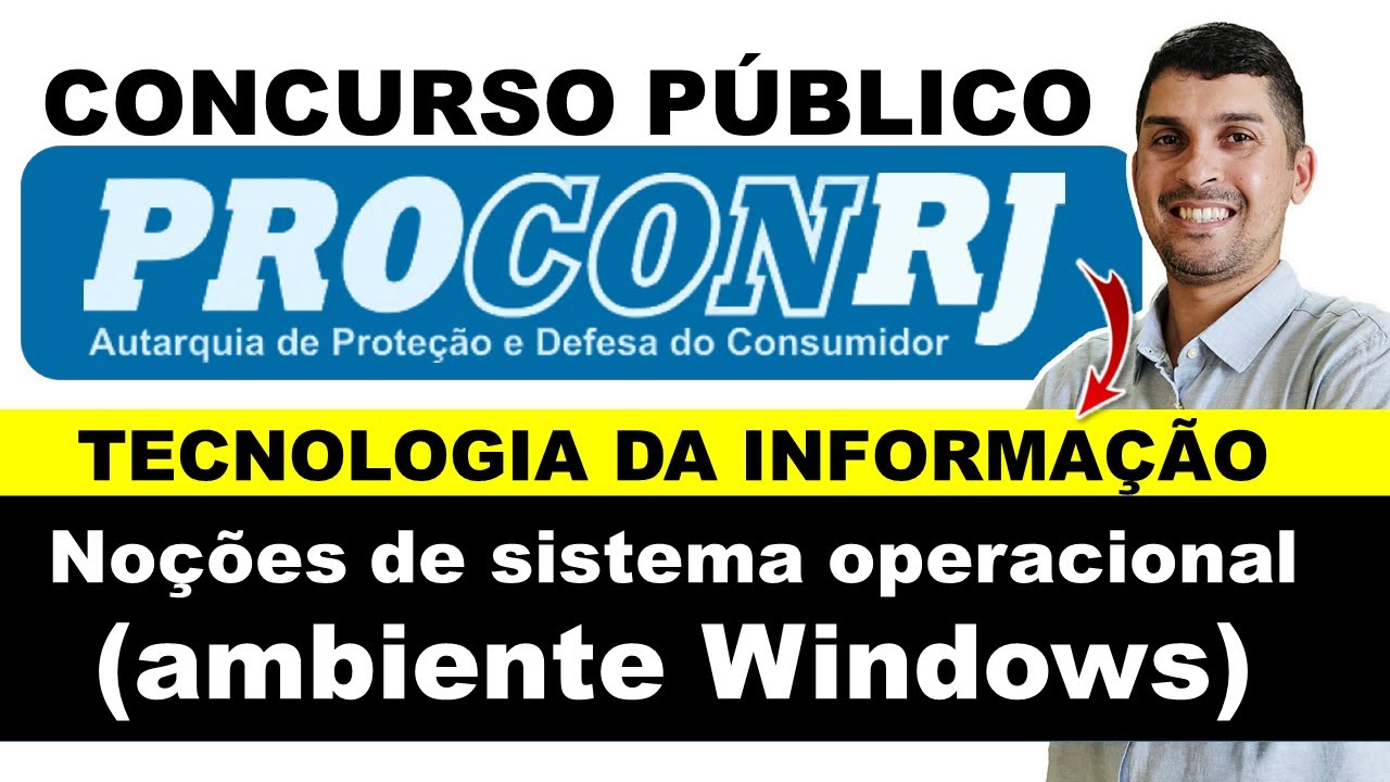 Concurso PROCON RJ 2026 | Noções de Sistema Operacional Ambiente Windows | Banca IDECAN 2026