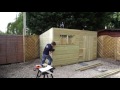 Mercia Pressure Treated Pent Installation Mercia Pressure Treated Pent Installation